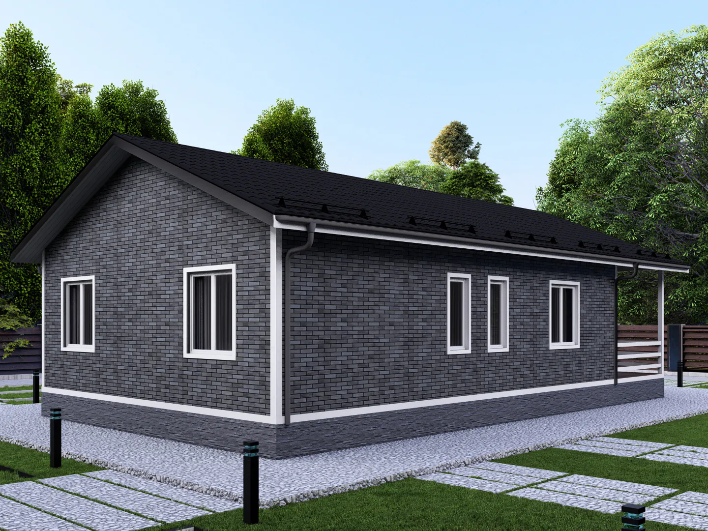 Дом 120м² с террасой 7